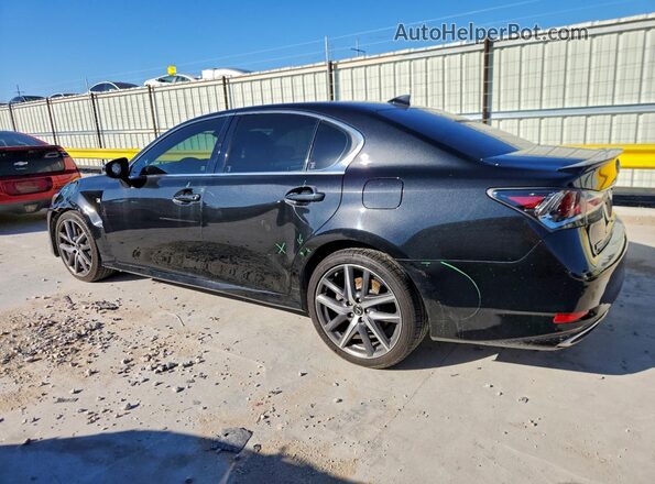 JTHBZ1BL2JA016416 2018 LEXUS GS Black Trasero izquierdo