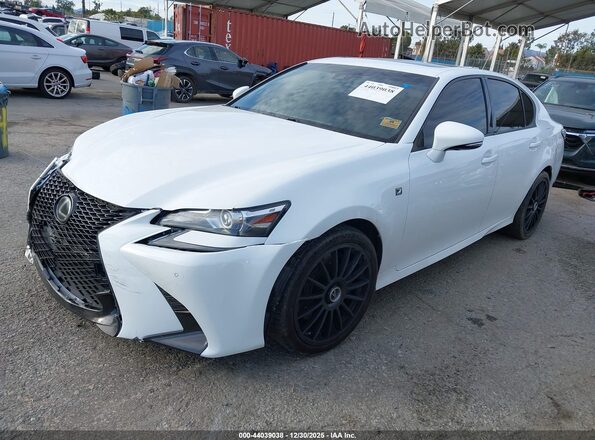 JTHBZ1BL3HA009534 2017 LEXUS GS 350 White Przód lewy