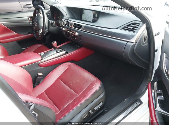 JTHBZ1BL3HA009534 2017 LEXUS GS 350 White Widok wnętrza z przodu