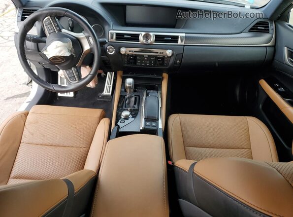 JTHBZ1BL3KA018094 2019 LEXUS GS Silver Vista del salpicadero