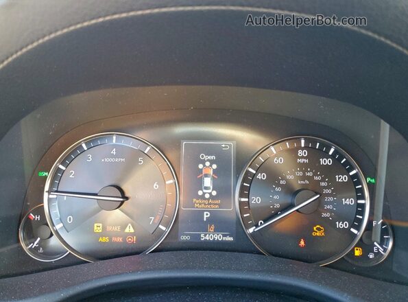 JTHBZ1BL6JA012773 2018 LEXUS GS White Vista del cuadro de instrumentos