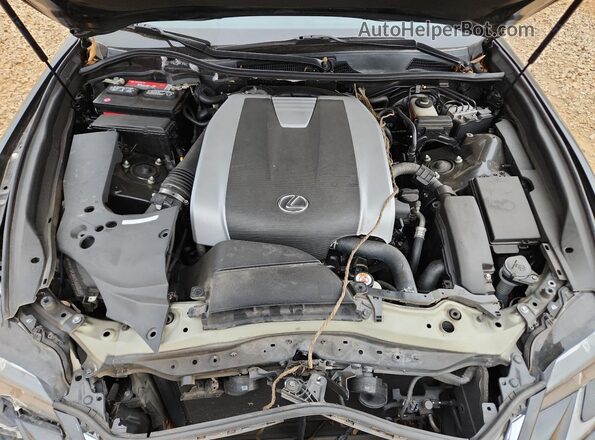 JTHBZ1BL6KA017036 2019 LEXUS GS Черный Вид задней части салона