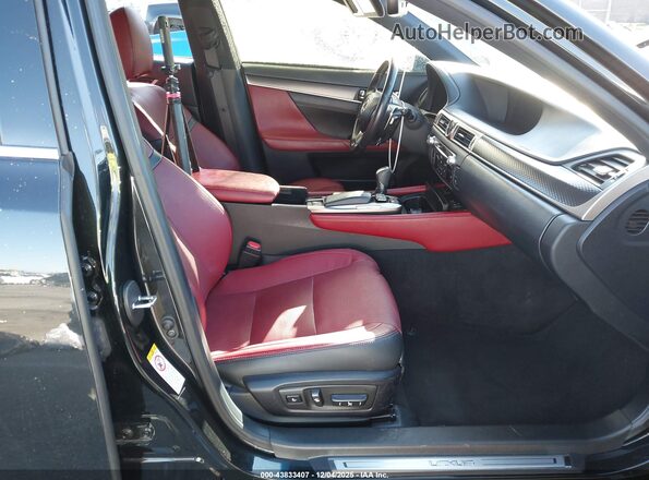 JTHBZ1BL8JA015089 2018 LEXUS GS 350 Black Вид салону спереду
