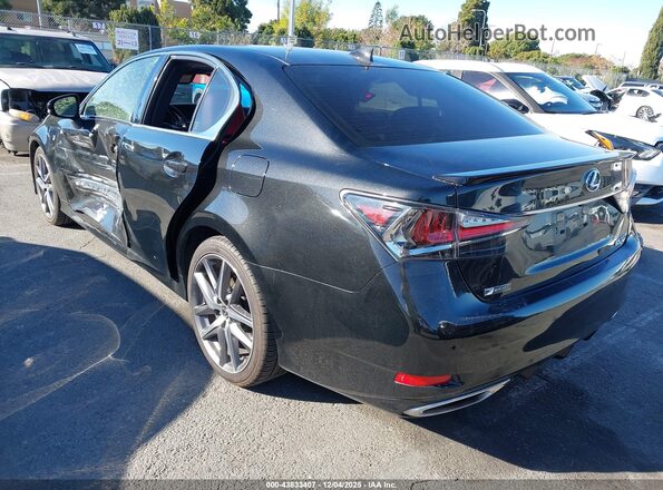 JTHBZ1BL8JA015089 2018 LEXUS GS 350 Black Задня ліва чверть