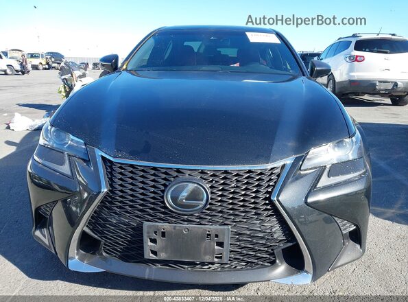 JTHBZ1BL8JA015089 2018 LEXUS GS 350 Black Вид щитка приладів