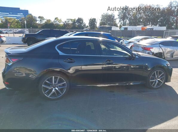 JTHBZ1BL8JA015089 2018 LEXUS GS 350 Black Вид задньої частини салону