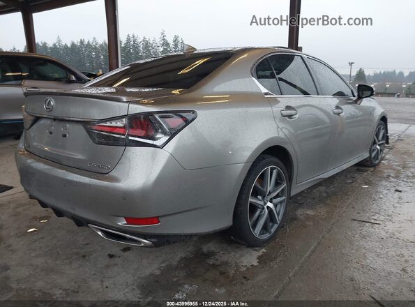 JTHBZ1BL9HA009764 2017 LEXUS GS 350 Gray Trasero derecho