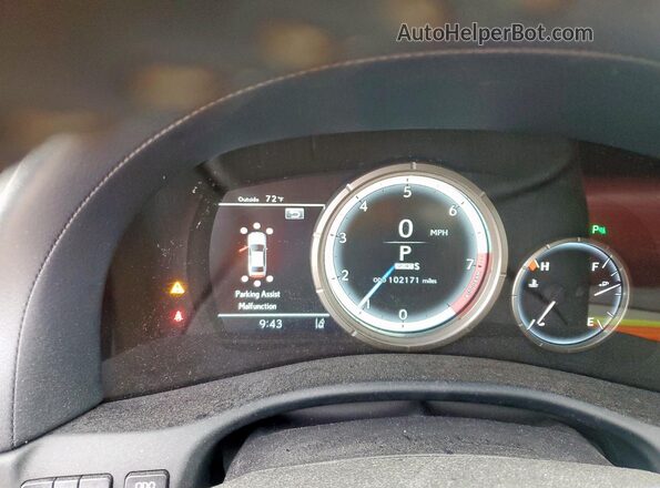 JTHBZ1BL9KA018164 2019 LEXUS GS Charcoal Vista del cuadro de instrumentos