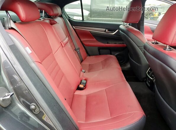 JTHBZ1BL9KA018164 2019 LEXUS GS Charcoal Vista de los asientos traseros