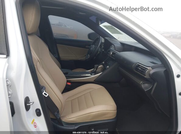 JTHBZ1D20J5032207 2018 LEXUS IS 350 White Widok wnętrza z przodu