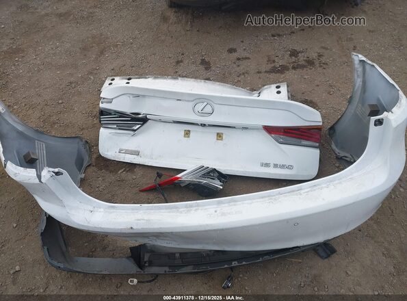 JTHBZ1D20J5032207 2018 LEXUS IS 350 White Widok zestawu wskaźników