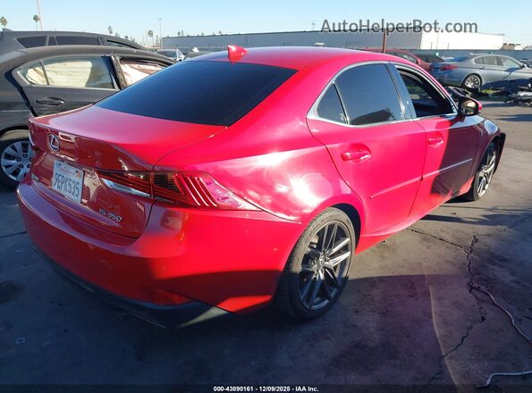 JTHBZ1D27K5034280 2019 LEXUS IS 350 Red უკანა მარჯვენა