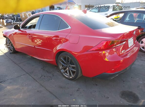 JTHBZ1D27K5034280 2019 LEXUS IS 350 Red უკანა მარცხენა