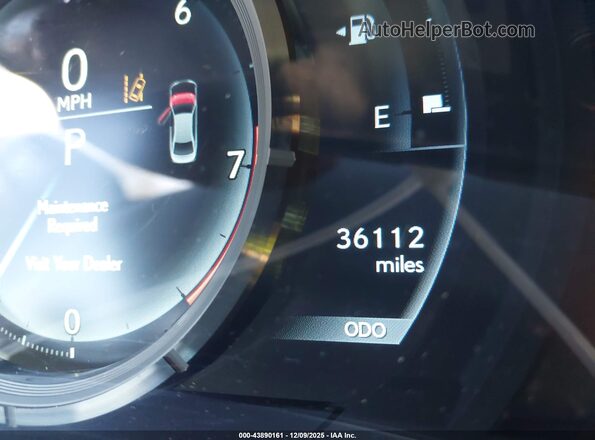 JTHBZ1D27K5034280 2019 LEXUS IS 350 Red უკანა სავარძლების ხედი