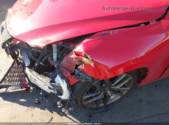 JTHBZ1D27K5034280 2019 LEXUS IS 350 Red ხელსაწყოთა პანელის ხედი