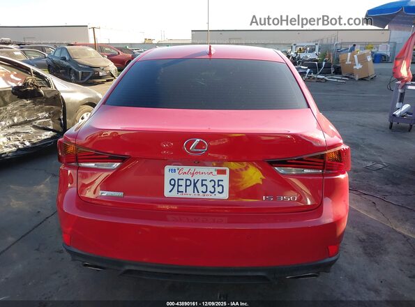 JTHBZ1D27K5034280 2019 LEXUS IS 350 Red 