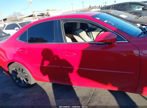 JTHBZ1D27K5034280 2019 LEXUS IS 350 Red სალონის 360-გრადუსიანი ხედი
