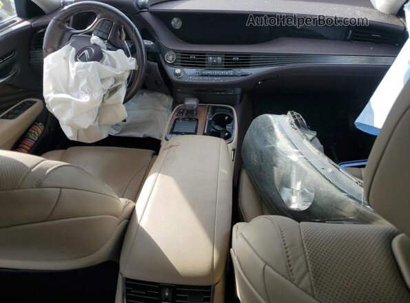 JTHC51FF5J5001941 2018 LEXUS LS Silver წინა პანელის ხედი