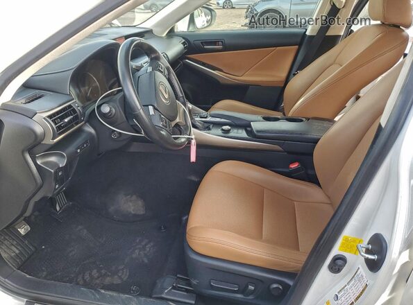 JTHC81D26K5033936 2019 LEXUS IS White Սալոնի դիմացի տեսք