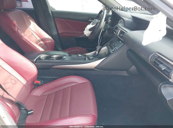 JTHC81D26K5039316 2019 LEXUS IS 300 Gray Вид салону спереду