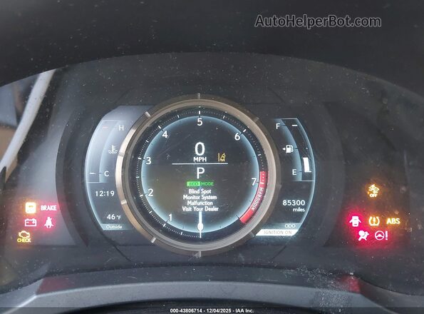 JTHC81D26K5039316 2019 LEXUS IS 300 Gray Вид задніх сидінь