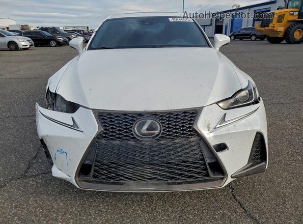 JTHC81D27K5037803 2019 LEXUS IS White წინა ხედი