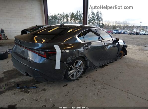 JTHC81F24M5046572 2021 LEXUS IS 300 Gray Հետևի աջ