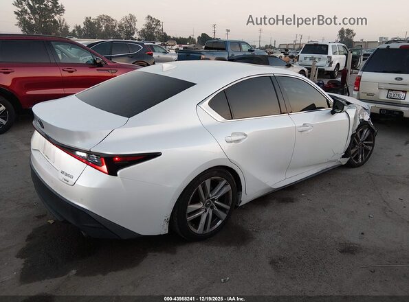 JTHC81F28M5046705 2021 LEXUS IS 300 White Rear right