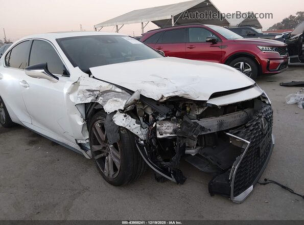 JTHC81F28M5046705 2021 LEXUS IS 300 White Front view