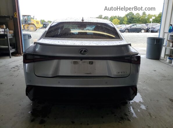 JTHC81F28M5047370 2021 LEXUS IS Silver Հետևի տեսք