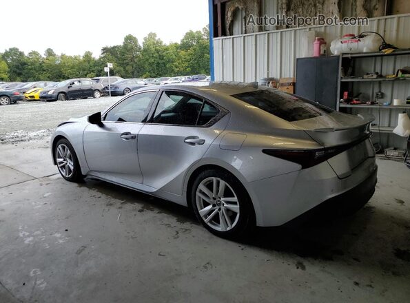 JTHC81F28M5047370 2021 LEXUS IS Silver Հետևի ձախ
