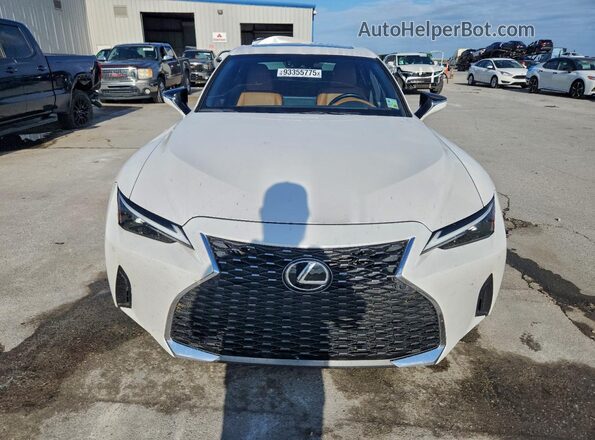JTHCA1D21M5114026 2021 LEXUS IS Белый Вид спереди