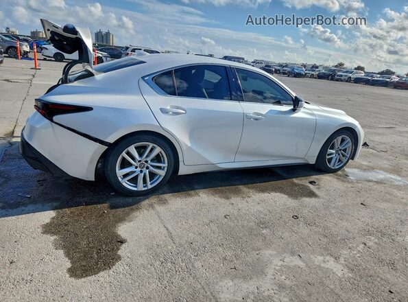 JTHCA1D21M5114026 2021 LEXUS IS Белый Задняя правая четверть