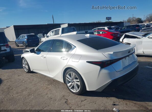 JTHCA1D21M5117413 2021 LEXUS IS 300 Белый Задняя левая четверть