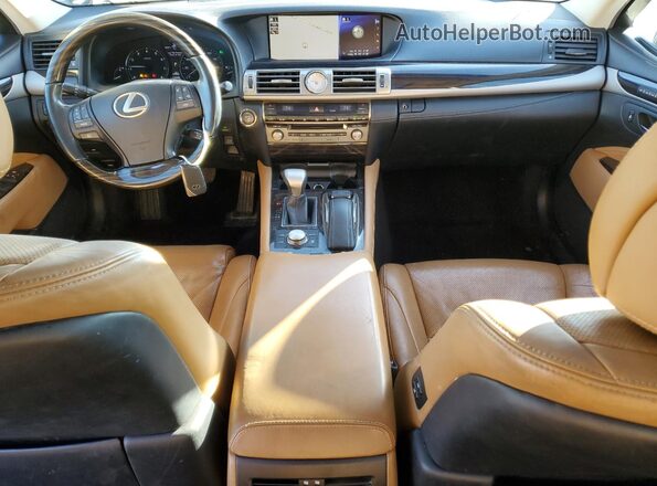 JTHCL5EF0H5027646 2017 LEXUS LS Black წინა პანელის ხედი