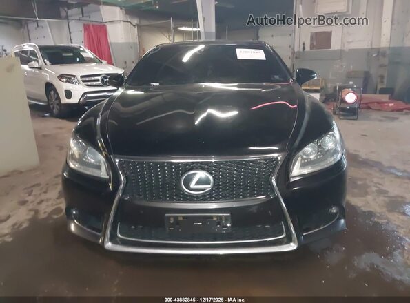 JTHCL5EF4G5027096 2016 LEXUS LS 460 Black ხელსაწყოთა პანელის ხედი