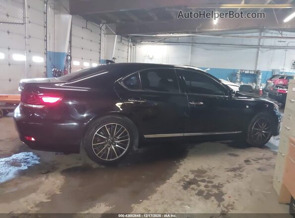JTHCL5EF4G5027096 2016 LEXUS LS 460 Black უკანა სალონის ხედი