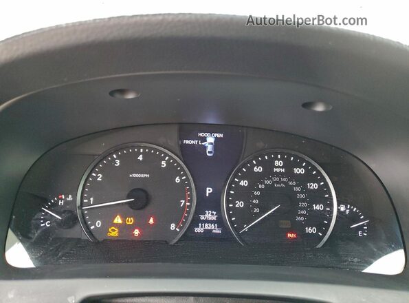 JTHCL5EF8H5027958 2017 LEXUS LS Black Вид щитка приладів