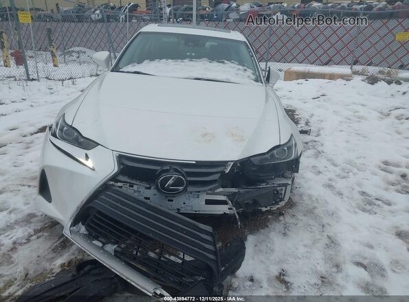 JTHCM1D20H5016375 2017 LEXUS IS 300 White Widok zestawu wskaźników