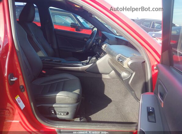 JTHCM1D27H5015367 2017 LEXUS IS 300 Red Widok wnętrza z przodu