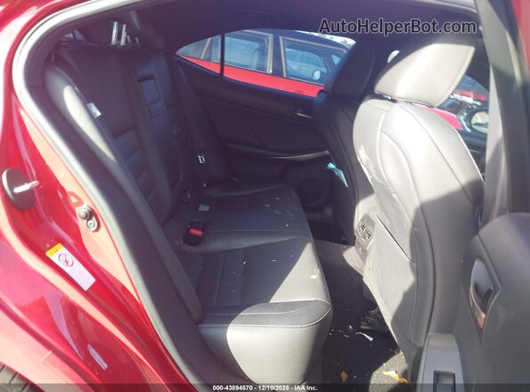 JTHCM1D27H5015367 2017 LEXUS IS 300 Red Widok naklejki z numerem VIN