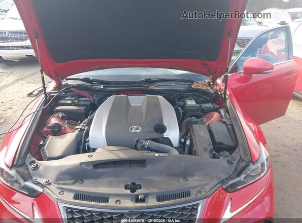 JTHCM1D27H5015367 2017 LEXUS IS 300 Red Widok z tyłu