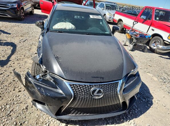 JTHCM1D28G5006997 2016 LEXUS IS Black Դիմացի տեսք