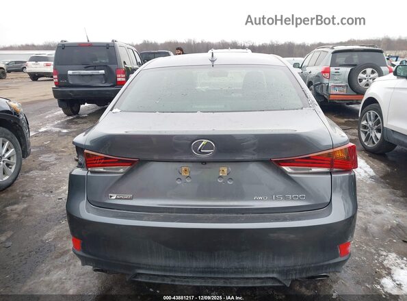 JTHCM1D28H5019234 2017 LEXUS IS 300 Gray 