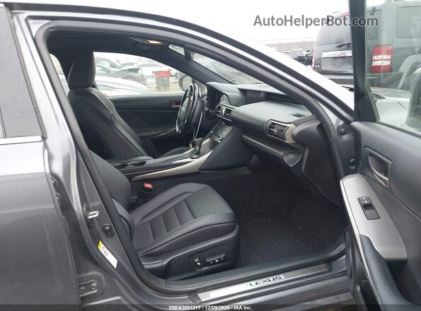 JTHCM1D28H5019234 2017 LEXUS IS 300 Gray წინა სალონის ხედი