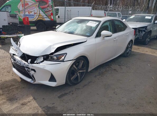 JTHCM1D28H5024675 2017 LEXUS IS 300 White წინა მარცხენა ხედი სამი მეოთხედიდან
