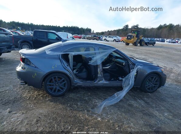JTHCM1D2XG5004023 2016 LEXUS IS 300 Gray უკანა სალონის ხედი
