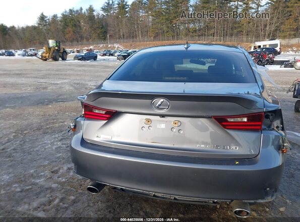 JTHCM1D2XG5004023 2016 LEXUS IS 300 Gray 