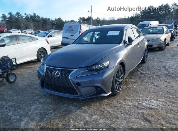 JTHCM1D2XG5004023 2016 LEXUS IS 300 Gray წინა მარცხენა ხედი სამი მეოთხედიდან