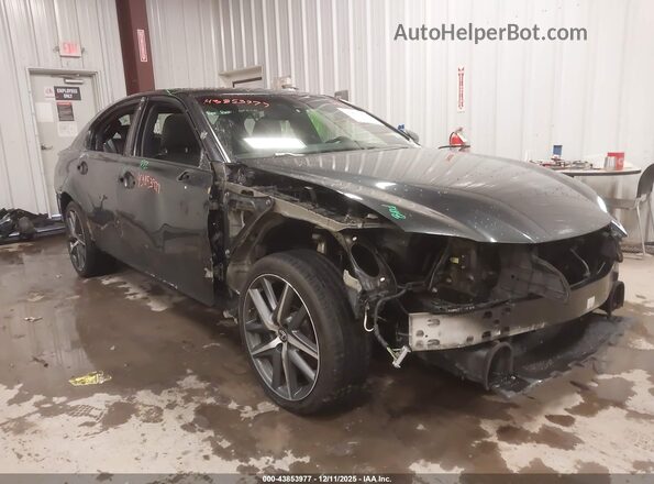 JTHCZ1BL3JA010371 2018 LEXUS GS 350 Gray Widok z przodu